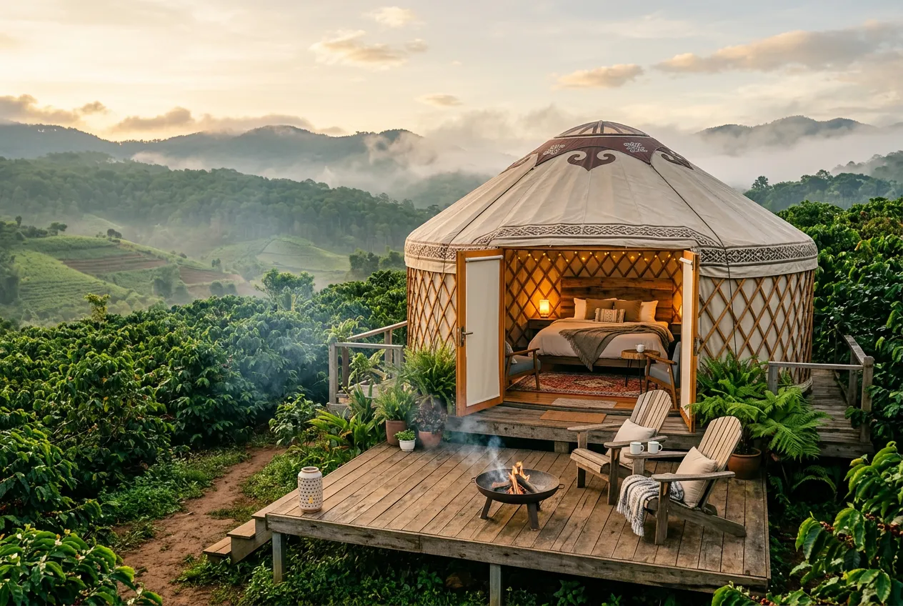 Yurt Cao Nguyên Cà Phê - Đắk Nông