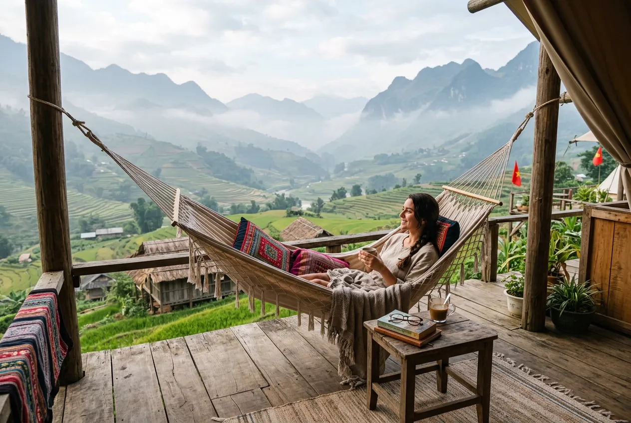 Thư giãn trong vườn