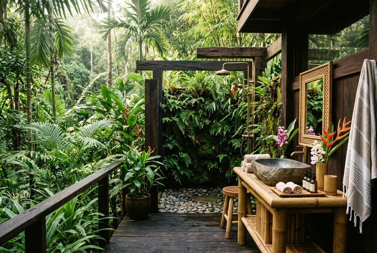 Phòng tắm ngoài trời